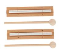 Abaodam 2set Campanella Per Meditazione e Mindfulness Strumento Percussione Martelletto Campane Per Insegnanti Yoga e Attività