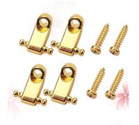 Abaodam 2sets Roller String Tree Per Chitarra Elettrica Da Oro Design Leggero e Stress Sulle Corde e Mantiene Intonazione Include Accessori