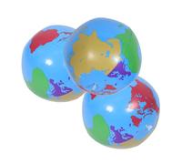 Abaodam 3 Globo Gonfiabile PVC per Giochi Estivi e Feste Spiaggia Pallone da Spiaggia Educativo per Apprendimento Geografia e Attività Sociali Al Mare