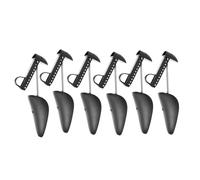 Abaodam 3 paia Allargatori Scarpe Regolabili Nero Supporti Antideformazione e Modelli per Mantenere la Forma Leggeri e Resistenti per Scarpe da Lavoro e Occasioni Speciali