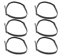 Abaodam 3 Paia Cinturini Regolabili per Tacchi Alti Elastici Neri Antiscivolo Cinturino alla Caviglia Staccabile per Sandali Décolleté Tacchi da Sposa Comfort e Stabilità