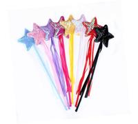 Abaodam 3 pezzi Bacchette Magiche per Bambine con Design Cuore Cinque Punte e Farfalla Bastoni da Festa per Compleanni e Cosplay Materiale Sicuro per Colori Rosso e Bianco