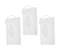 Abaodam 3 Pezzi Contenitore Salviette Ricaricabile in EVA | Borsa Portatile con Tracolla, Design Estraibile, Salvaspazio da Appendere, per Ufficio e Piccolo Appartamento