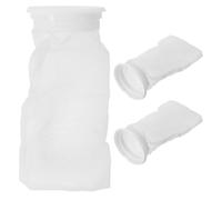 Abaodam 3 Pezzi Filtro a Rete per Coperchio Ibc, Nylon Bianco, | Riutilizzabile e Lavabile, Compatibile, per Trasporto e Trasferimento Chimico