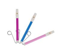 Abaodam 3 pezzi Fischietti Scorrevoli Colorati per Strumenti Musicali Educativi per Sviluppo e Coordinazione Giocattoli Creativi per Performance e
