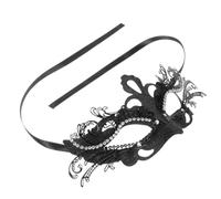 Abaodam 3 Pezzi Maschera di Ferro a Farfalla Nera per Carnevale e Halloween, Sottile e Chic, per Feste in Maschera e Party Divertenti