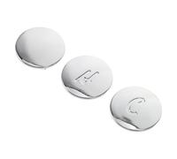 Abaodam 3 Pezzi Pulsante Decorativo per Manopola Doccia e Rubinetto, | Ricambio per Pulsanti Maniglia Doccia, Coprimaniglia Contemporaneo, per Casa e Vasca, Protegge Dall'usura