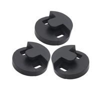 Abaodam 3 Pezzi Sordine per Violoncello Nero in Gomma Silenziatore Rotondo Tourte per Pratica Silenziosa Accessori per Controllo Volume in Sensibili al Rumore