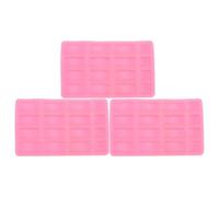 Abaodam 3 Pezzi Stampo in Silicone Rosa per Mattoncini Miniatura Facile da Sformare, Multiuso per Modellismo e Paesaggi in Miniatura, per Amici Appassionati di Architettura Colore Casuale