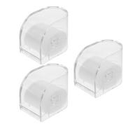Abaodam 3 Pezzi supporto per l'organizzatore dell'orologio espositore per orologi Case di orologio trasparente cassa dell'orologio singola espositore per gioielli Transparent