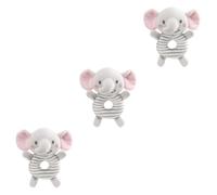 Abaodam 3 Pz Campanellino Per Bambini A Mano Animale Di Peluche Infantile Placare Il Di Peluche Per Bambini