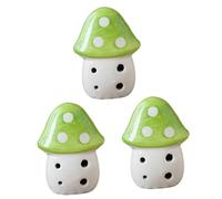 Abaodam 3 Pz Ocarina Giocattolo Per Ocarine Set Da Gioco Per Bambini Mini Funghi Giocattolo Per Bambini Ocarine Per Principianti a Fungo Ceramica Green