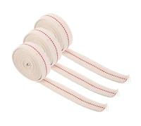 Abaodam 3 Rotoli Stoppino Piatto in Cotone per Lampada ad Olio Beige Assorbimento Efficiente del Carburante per Scenari di Illuminazione Nostalgica e Uso di Emergenza