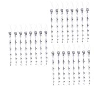 Abaodam 3 Set Bastoni Riflettenti per Allontanare Uccelli Dispositivo Scaccia Uccelli Rotante per Patio E Spazi Esterni 8 Pezzi * 3