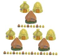Abaodam 3 set Ornamenti Per Micro Paesaggi In Muschio Decorazioni Per La Casa Casette Da Giardino Delle Fate Miniature Decorazioni Da Giardino Ornamenti Da Giardino Per 12 pezzi*3