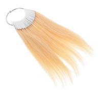 Abaodam 30 Campioni di Chioma Umani Naturali per Test di Colore, Tabella Campioni per Parrucchieri, Set di Ciocche per Prove di Tinta e Styling Professionale