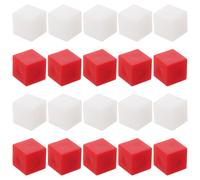 Abaodam 30 Pezzi Cubi Matematici in Plastica per Insegnamento Scolastico | Conteggio e Classificazione, per Attività in Casa o Aula, Adatti a Prescolari e Primari
