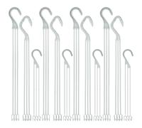 Abaodam 30 Pezzi Ganci per Piante in Plastica da Misure per Vasi Sospesi Esterni Portavasi Resistente per Balconi e Giardini