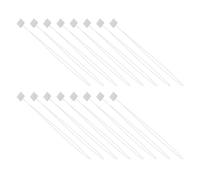 Abaodam 30 Pezzi Infila Aghi Lungo Cucito 20cm, Acciaio Inossidabile Bianco | Impugnatura Ergonomica, Costruzione Stabile, Soluzione Efficiente, Design Portatile, per Atelier Creativi e Studi