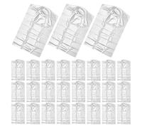 Abaodam 30 Sacchetti Antipolvere per Abbigliamento in Pp Resistente e 45x70 Cm per Conservazione e Esposizione in Negozio