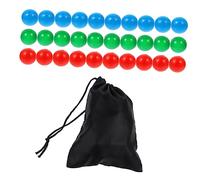 Abaodam 30pezzi Palline Plastica Colorate Per Insegnamento Probabilità Didattico Facile Da e Resistente Ottimo Per Contare e Apprendimento Divertente