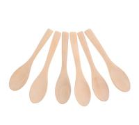 Abaodam 36 Pezzi Cucchiaini in Legno Beige per Polvere di Maschera Viso, Pratici e Facili da Pulire, per Uso in Salone di Bellezza e Casa