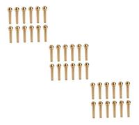 Abaodam 36pezzi Pin Per Corde Chitarra Ottone Di Perni Per Chitarra Elettrica Accessori Pratici Per Sintonizzazione e Fissaggio Corde Facili Da Installare e Resistenti