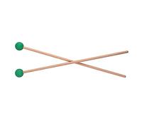 Abaodam 3paia Bacchette Per Percussione Con Manico Legno Bacchette Per Glockenspiel e Strumenti Musicali Testa Verde Accessori Per Educazione Musicale e Gioco