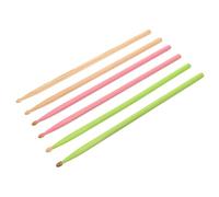 Abaodam 3paia Drumsticks for Beginners Wooden Percussion Mallets and Natural Colors for Acoustic Drums and Practice Sessions