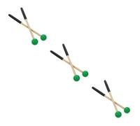 Abaodam 3paia Marimba Drumsticks with Tips Professional Percussion Mallets for Tongue Drum Glockenspiel Xylophone and More