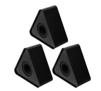 Abaodam 3pezzi Banderine Triangolari Per Microfono Logo Per Stazione Microfono in Plastica Accessori Per Adatte Per Interviste Discorsi e Registrazioni Installazione Semplice e Veloce Desi