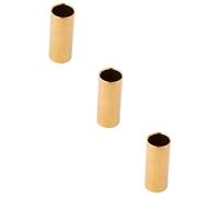 Abaodam 3pezzi Brass Guitar Slide Per Chitarra Elettrica e Basso Finger Sleeve Slider Bottleneck Per Chitarra Suono e Duraturo Per Musicisti Professionisti
