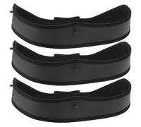 Abaodam 3pezzi Fascia Sudore per Casco Traspirante in Cotone e Pu, Leggera e Adatta a Tutti i Tipi di Pelle, Accessorio Antinfortunistica per Protezione Testa