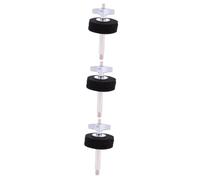 Abaodam 3pezzi Iron Plating Cymbal Stacker Per Batteria Basso Supporto Per Piatti Con Vite Accessorio Musicale Resistente e Facile Da Installare Colore Nero