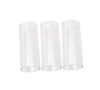 Abaodam 3pezzi Medium Bottleneck Glass Guitar Slides Perfetti Per Chitarra Acustica Ed Elettrica Accessori Per Musicisti Professionisti e Amatori Suono e Liscio Materiale Resistente e