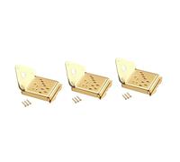 Abaodam 3pezzi Metal Triangle Mandolin Tailpiece Guitar Parts with Screws for Easy Installation Tone and Sustain for Mandolin Upgrades