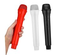 Abaodam 3pezzi Microfono Di Plastica Finto Per Ragazzo Ragazza Per Simulazione Di Karaoke Giochi Di Ruolo Costumi Teatrali e Esercizi Di Conversazione