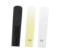 Abaodam 3pezzi Resin Reeds for Tenor Saxophone Practical Musical Instrument Replacement Accessories Suitable for Various Performance Occasions