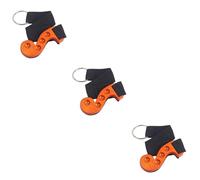 Abaodam 3pezzi Supporto Antiscivolo Per Violoncello Legno Con Regolabili Protezione Per Pavimento Stopper Per Puntale e Ancora Per Arancione e Nero