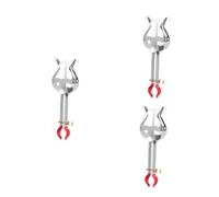 Abaodam 3pezzi Supporto Per Spartiti Musicali Per Tromba Clip Argento Per Tenere Posizione Gli Spartiti Esibizioni Marce