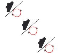 Abaodam 3sets Spazzole Per Pulizia Strumenti Musicali Kit Completo Per Piccoli Strumenti Fiato Come Tromba e Cornetto Include Spazzole Panno e Pulisci Materiali Sicuri e Durevoli