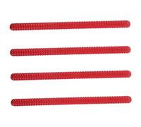 Abaodam 4 Bastoncini Ritmici Claves in Legno Spirale Strumenti Percussione in Legno e Leggeri per Giochi Musicali Educazione e Feste Rosso