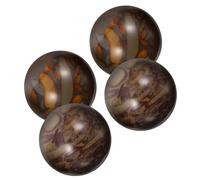 Abaodam 4 Palline Baoding in Pietra 25 MM per Esercizi Manuali e Massaggi Terapeutici Palline per Rafforzare la Presa e Fitness delle Mani Strumento Portatile per Rilassamento e