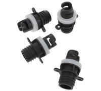 Abaodam 4 Pezzi Adattatore per Valvola Dell’aria per Gommone, Convertitore Valvola per Paddle Board e Kayak, Ugello di Ricambio Compatto per Pompe ad Aria, Accessorio Portatile per Sport