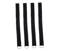 Abaodam 4 Pezzi Cinturino da Polso per Passeggino Nero, Neoprene e Ferro, Fissaggio Sicuro e Durevole per Genitori e Ragazzo Ragazza