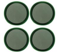 Abaodam 4 Pezzi Ciotola Rotonda in Spugna Floreale Verde da 5,5 Pollici | Base per Composizioni, Assorbe Efficientemente L’acqua, Riutilizzabile, Stabile e Facile da Pulire per Feste e Casa