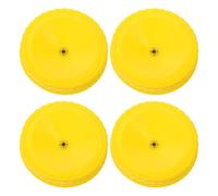 Abaodam 4 Pezzi Coperchio di Riempimento per Serbatoio Spruzzatore, 14,5 CM | Plastica, Tenuta Stabile Contro Perdite e Crepe, per Uso Agricolo e Frutteti, Colore Giallo