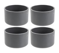 Abaodam 4 Pezzi Copertura Antipolvere Mozzo Assale per Rimorchio, Cappuccio Cuscinetto 3" in PVC, 10x10x6cm, Protezione Sigillata per Ruota Rimorchio e Manutenzione Routine
