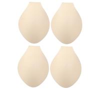 Abaodam 4 Pezzi Copri Cuscinetti Per Biancheria Intima Maschile in Spugna Traforata Coppa 3d, Tessuto Poliestere Traspirante, Protezione Discreta Per Sport, Nuoto e Uso Quotidiano