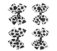 Abaodam 4 Pezzi Di Accessori Per Capelli Fiocchi Per Per Ragazze Fermaglio Per Capelli Con Stampa Di Fermaglio Per Ragazze